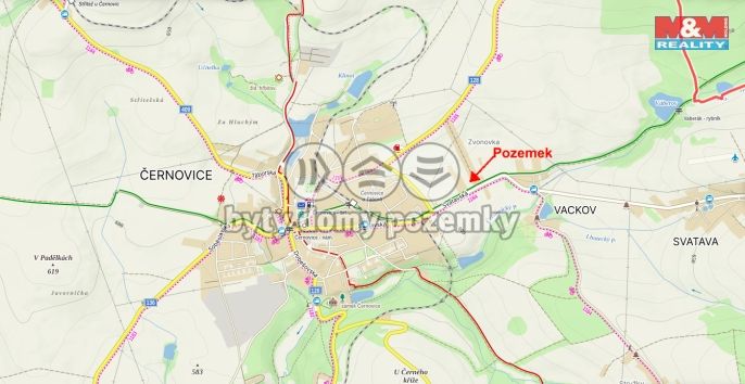 Prodej, Pozemek k bydlení, Černovice