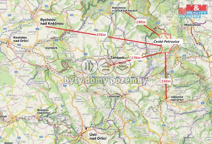 Prodej, Pozemek k bydlení, České Petrovice