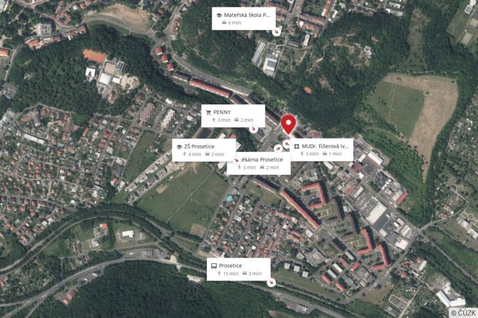 Pronájem, Byt 2+kk, Teplice