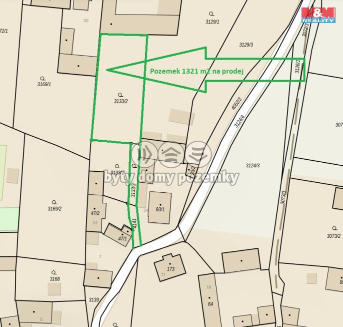 Prodej, Pozemek k bydlení, Dobev