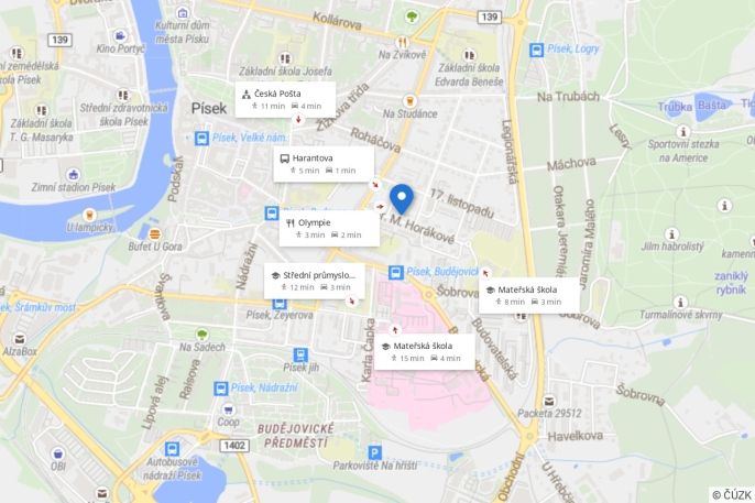 Prodej, Byt 2+1, Písek