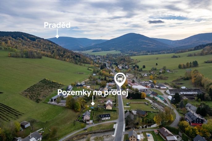 Prodej, Pozemek k bydlení, Bělá pod Pradědem