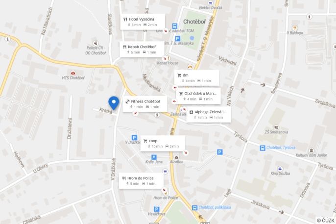 Pronájem, Obchod a služby, Chotěboř