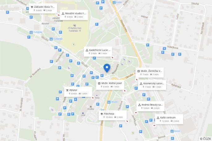 Pronájem, Byt 1+1, Karlovy Vary