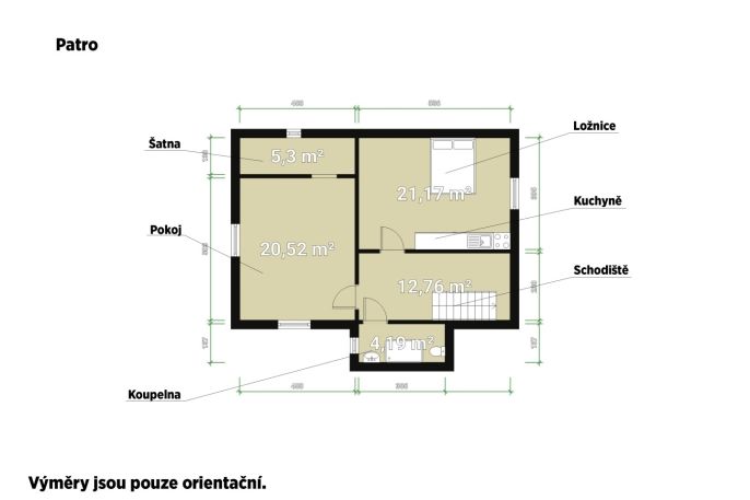 Prodej, Rodinný dům, Ves Touškov