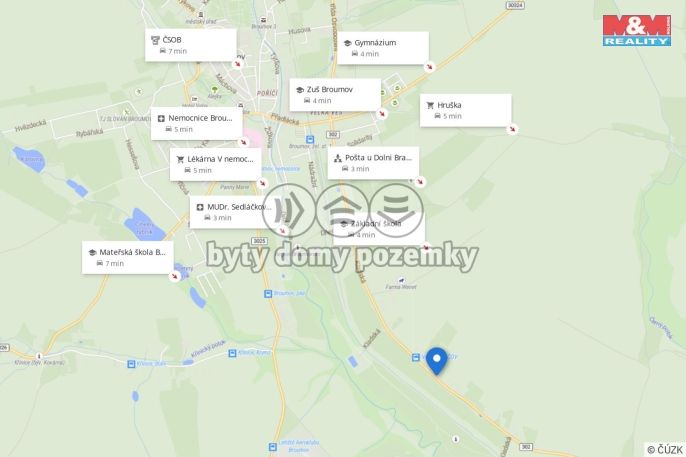 Prodej, Chalupa, Broumov