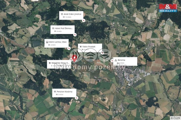 Prodej, Pozemek k bydlení, Ostružno