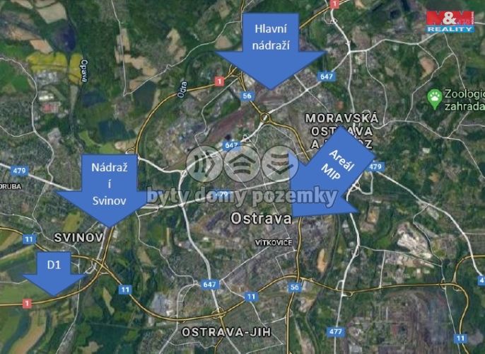 Pronájem, Výrobní objekt, Ostrava