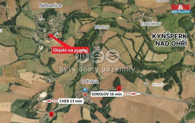 Prodej, Obchod a služby, Nebanice