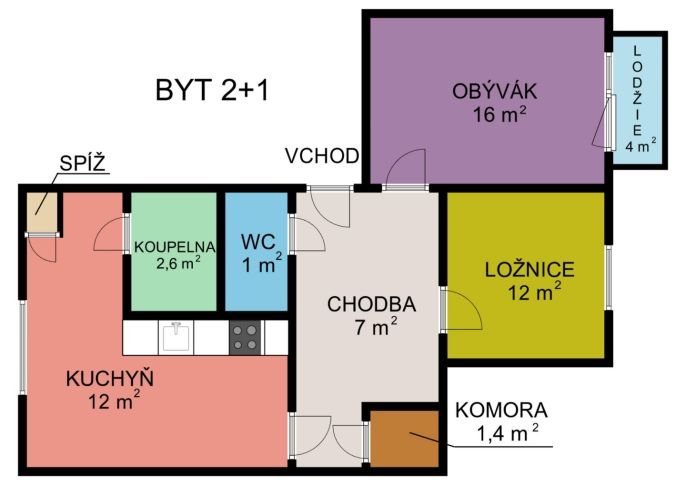 Prodej, Byt 2+1, Mohelnice