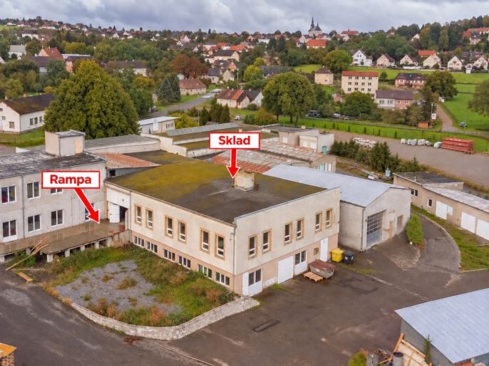 Pronájem, Výrobní objekt, Miličín
