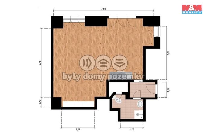 Prodej, Byt 1+kk, Praha