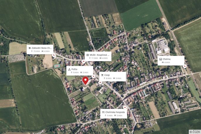 Prodej, Rodinný dům, Cholina