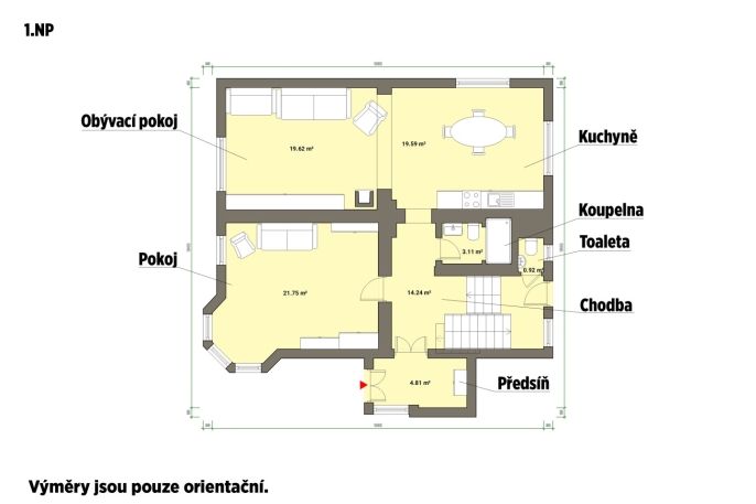 Prodej, Rodinný dům, Velká Hleďsebe