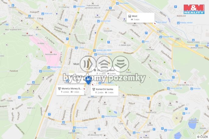 Pronájem, Obchod a služby, Most