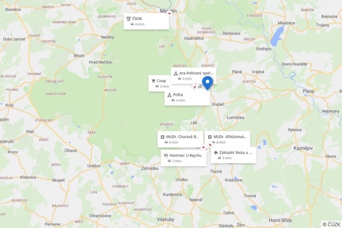 Prodej, Pozemek k bydlení, Dražeň