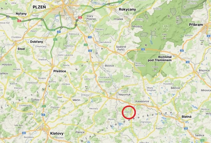 Prodej, Rodinný dům, Oselce