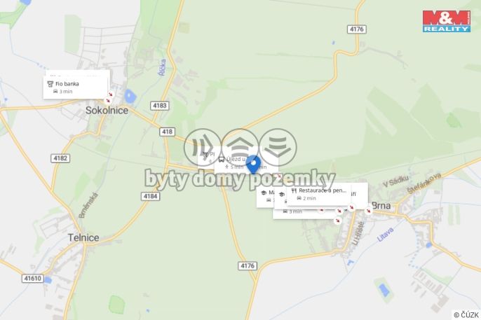 Prodej, Komerční pozemky, Újezd u Brna