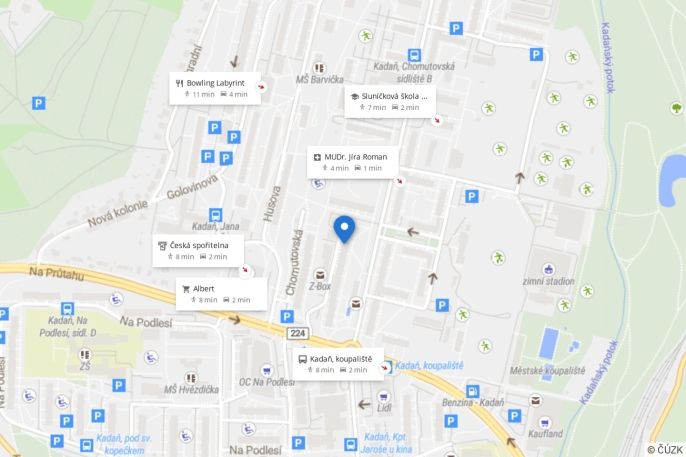 Prodej, Byt 2+1, Kadaň