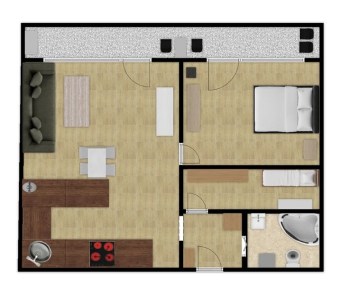 Pronájem, Byt 2+1, Jihlava