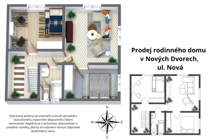 Prodej, Rodinný dům, Nové Dvory
