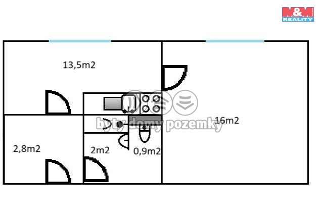 Prodej, Byt 1+1, Josefův Důl