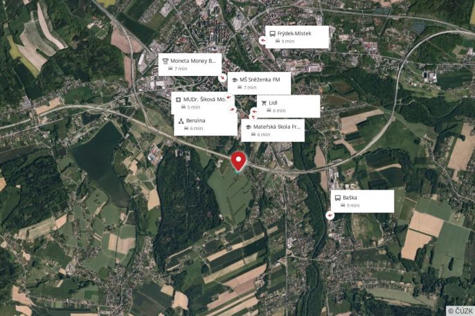 Prodej, Pozemek k bydlení, Frýdek-Místek