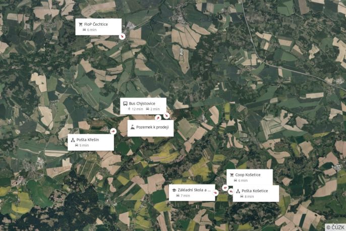 Prodej, Pozemek k bydlení, Chýstovice