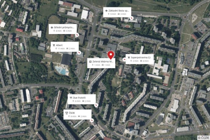 Prodej, Obchod a služby, Most