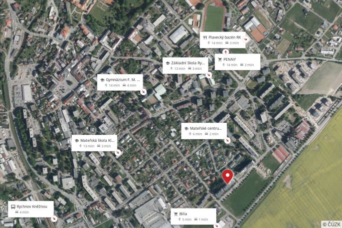 Prodej, Byt 3+1, Rychnov nad Kněžnou