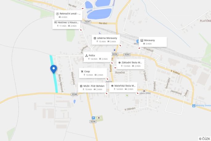 Prodej, Pozemek k bydlení, Moravany