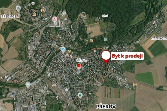 Prodej, Byt 2+1, Přerov
