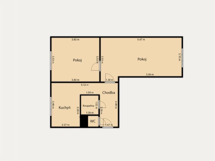 Prodej, Byt 2+1, Aš