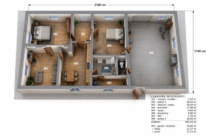 Prodej, Rodinný dům, Lošany