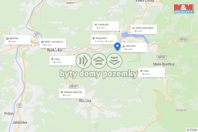 Prodej, Chata, Bystřička