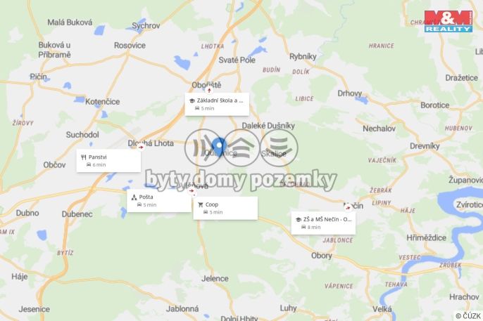 Prodej, Pozemek k bydlení, Ouběnice