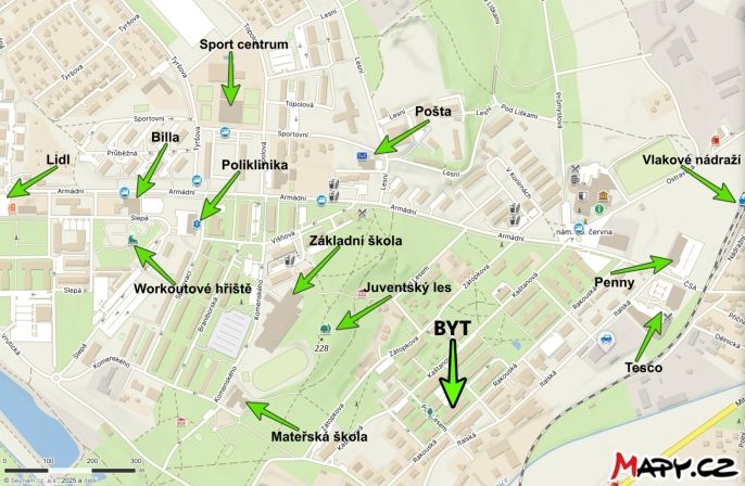 Prodej, Byt 3+kk, Milovice