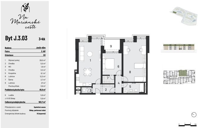 Prodej, Byt 3+kk, Brandýs nad Labem-Stará Boleslav