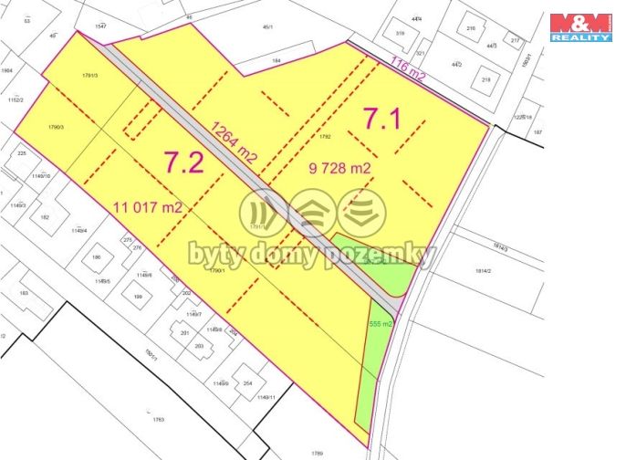 Prodej, Pozemek k bydlení, Libomyšl