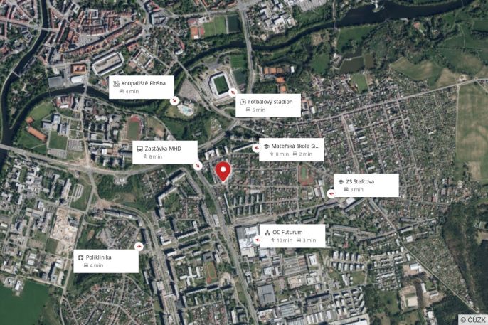 Prodej, Byt 1+kk, Hradec Králové