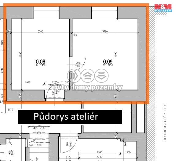 Prodej, Byt 2+1, Praha