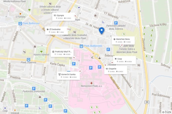 Prodej, Byt 1+1, Písek