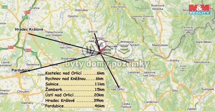 Prodej, Pozemek k bydlení, Vamberk