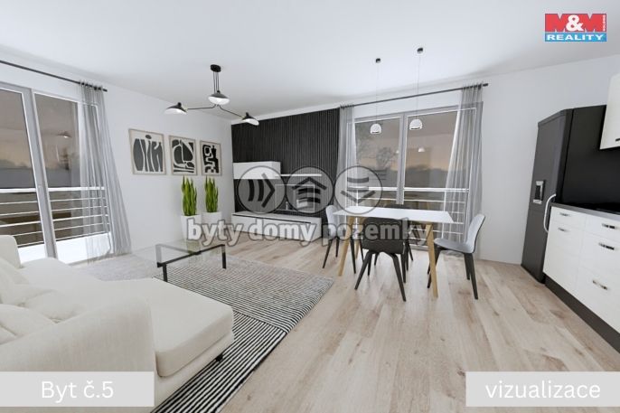 Prodej, Byt 2+kk, Žleby