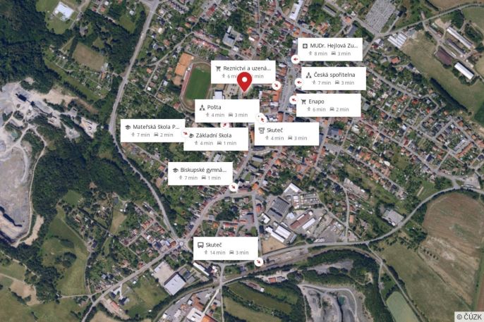 Pronájem, Byt 1+1, Skuteč