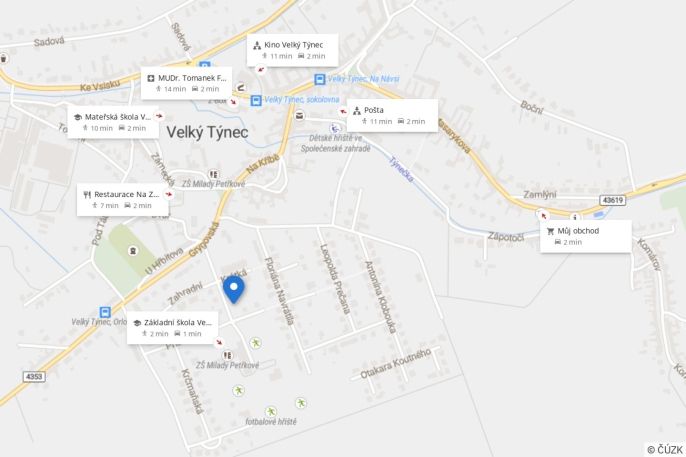 Prodej, Rodinný dům, Velký Týnec