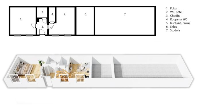 Prodej, Chalupa, Lipovice