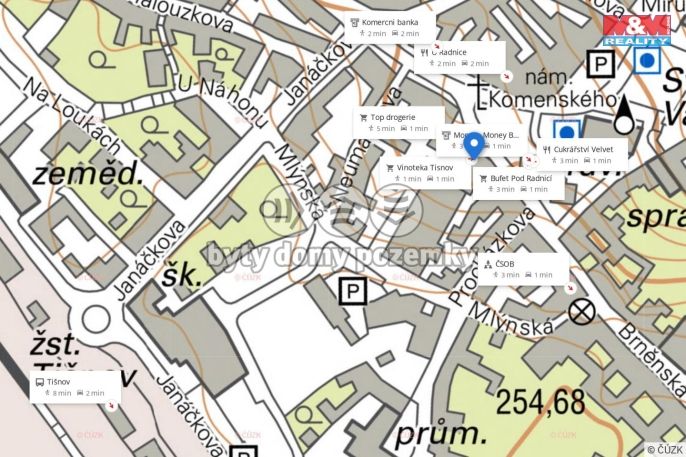 Pronájem, Byt 2+kk, Tišnov