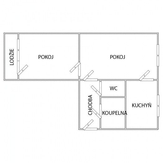 Prodej, Byt 2+1, Varnsdorf