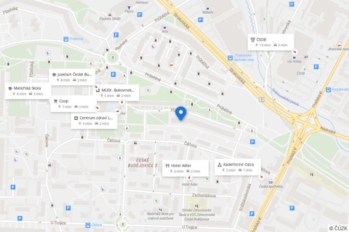 Prodej, Byt 1+kk, České Budějovice